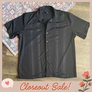 Men’s R&R Casual button up t-shirt size medium